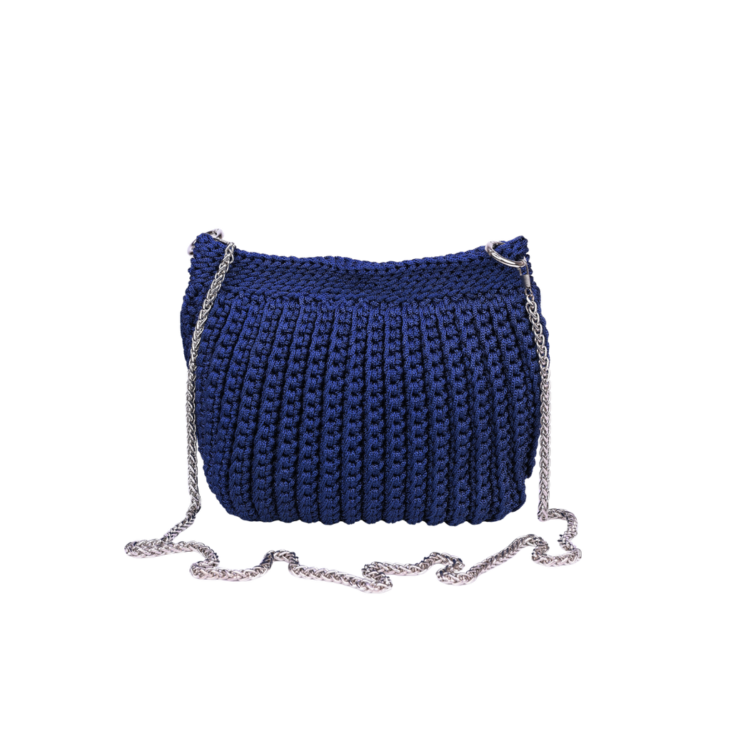 Knitted Chain Crossbody Bag