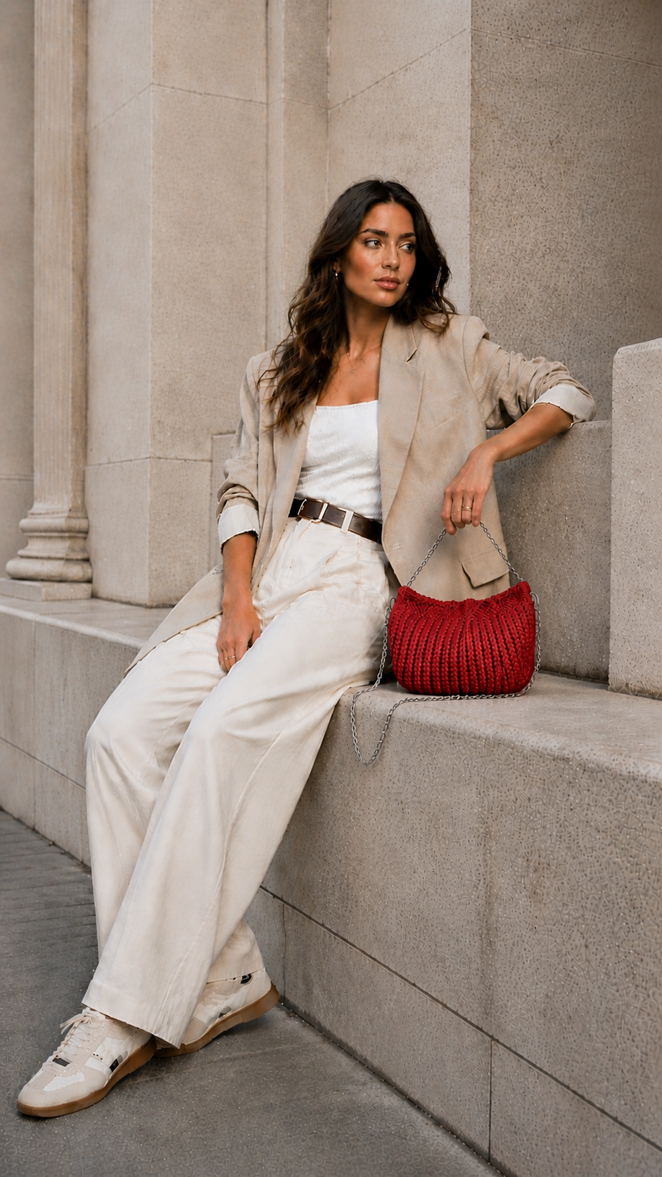 Knitted Crossbody Bag