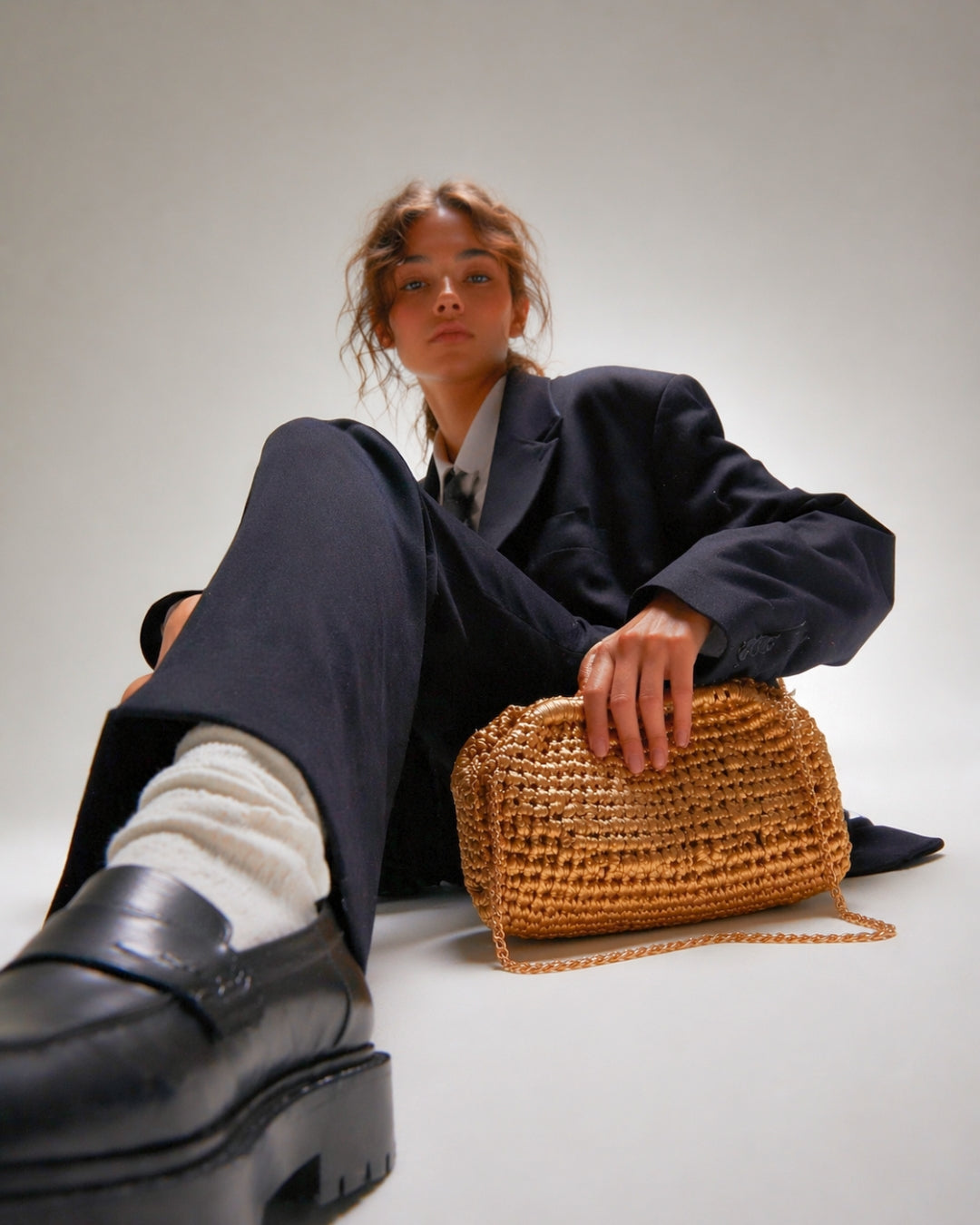 Knitted Clutch Bag