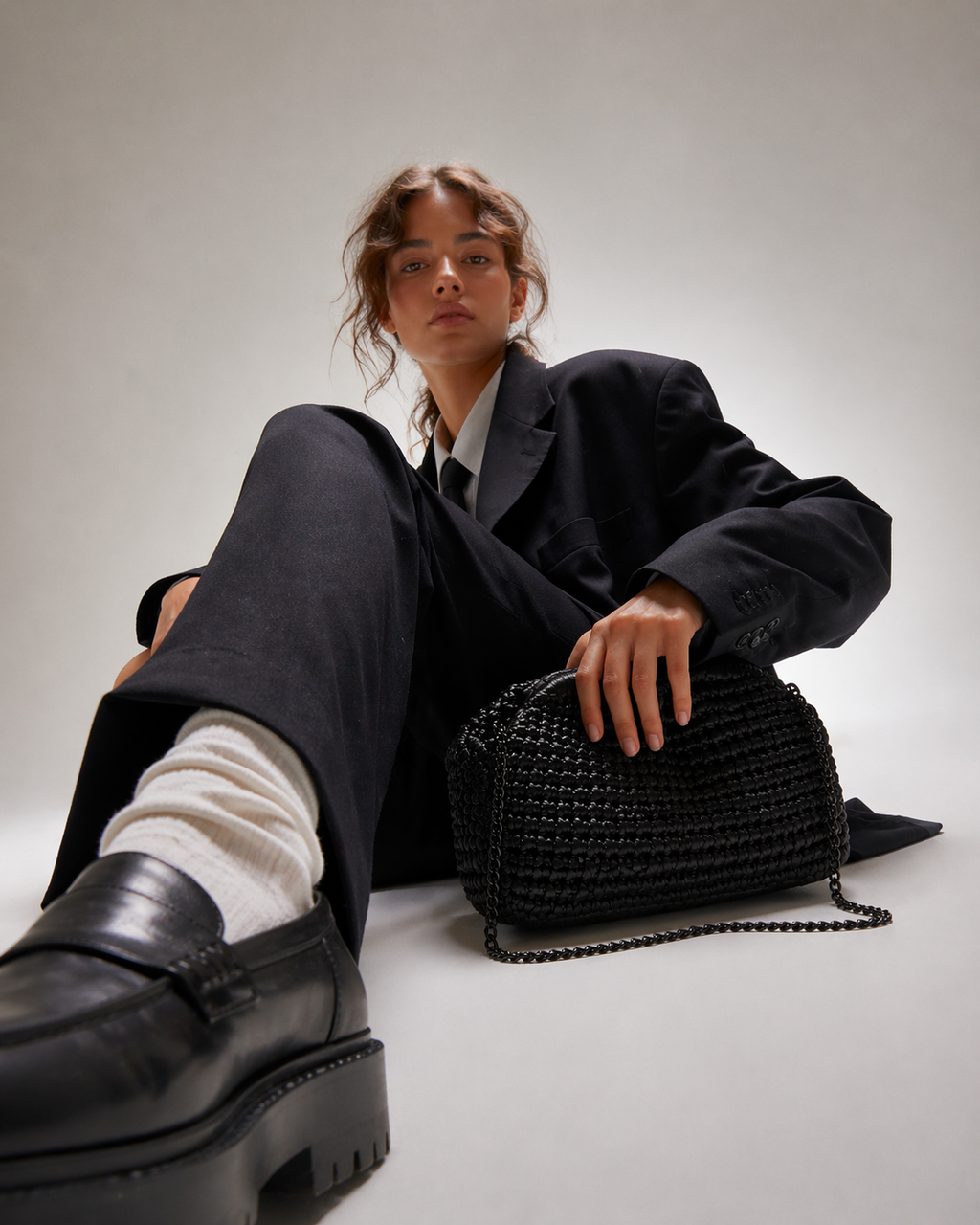 Knitted Clutch Bag