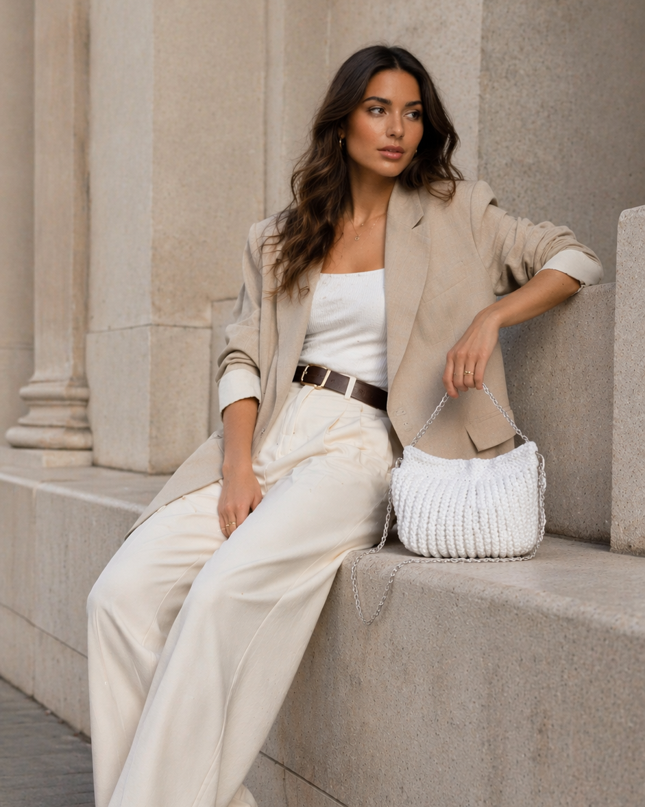 Knitted Crossbody Bag