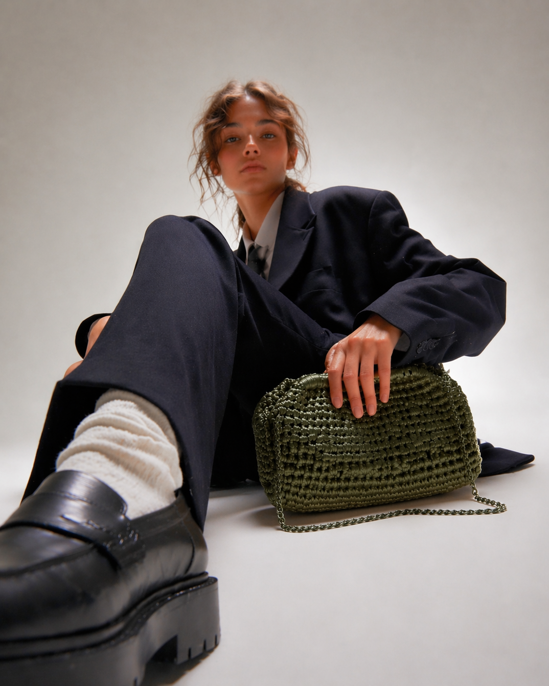 Knitted Clutch Bag